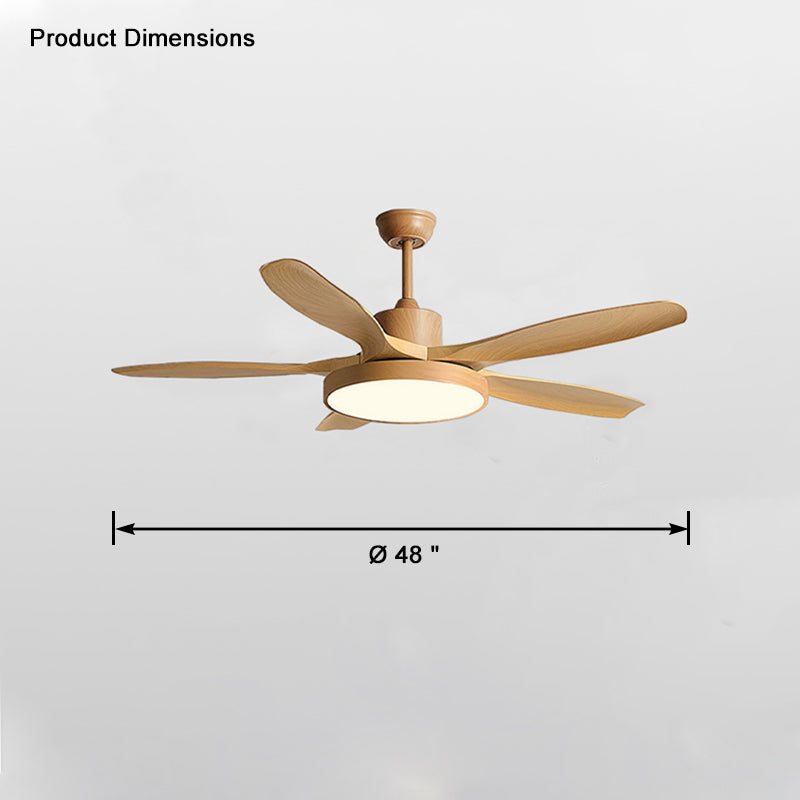 Lampe de ventilateur de plafond moderne WOMO 5 pales-WM5129