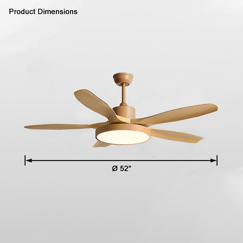 Lampe de ventilateur de plafond moderne WOMO 5 pales-WM5129