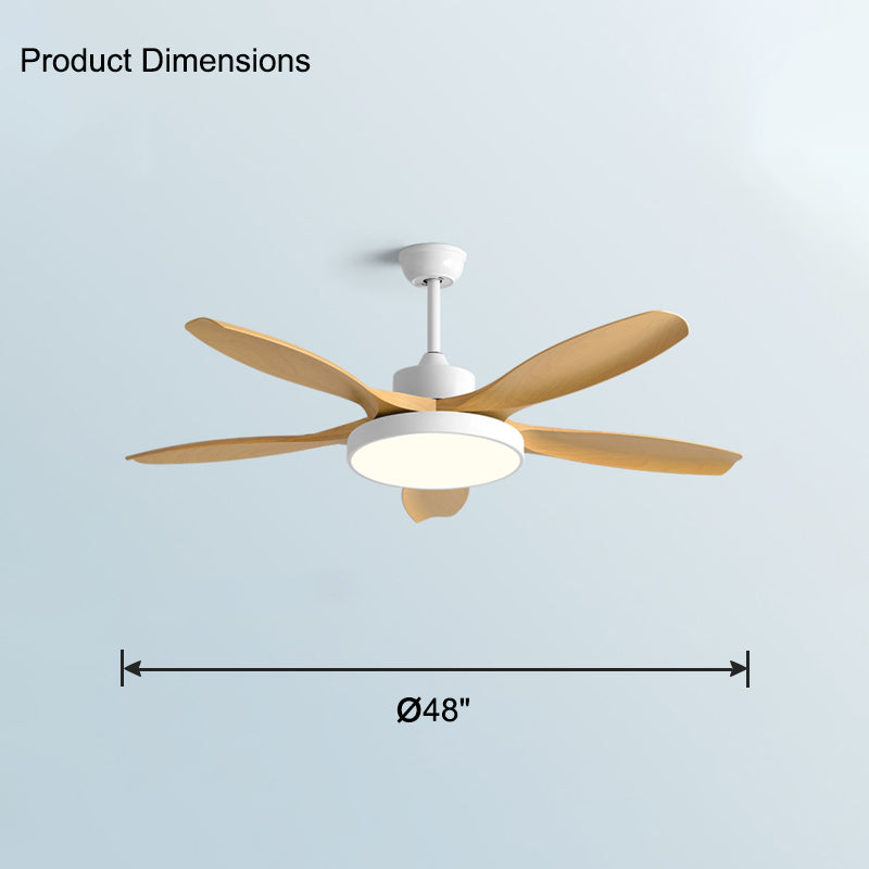 Lampe de ventilateur de plafond moderne WOMO 5 pales-WM5129