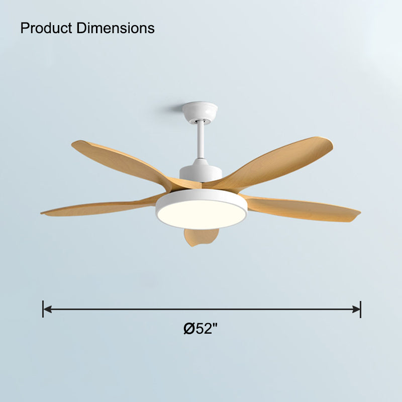Lampe de ventilateur de plafond moderne WOMO 5 pales-WM5129