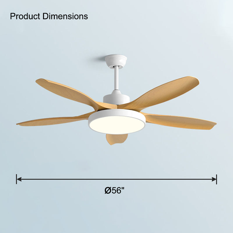 Lampe de ventilateur de plafond moderne WOMO 5 pales-WM5129