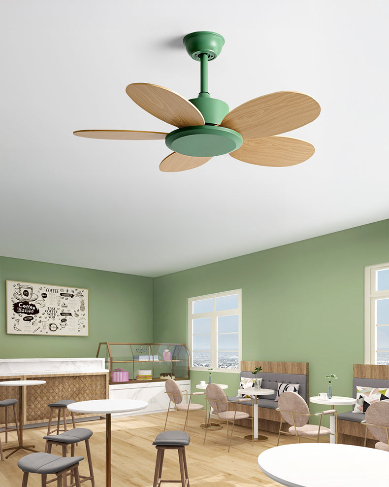 Ventilateur de plafond en bois pour enfants WOMO 36 pouces - WM5152