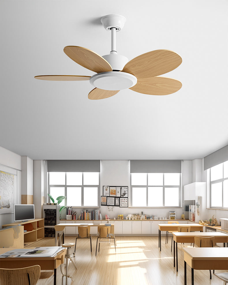 Ventilateur de plafond en bois pour enfants WOMO 36 pouces - WM5152