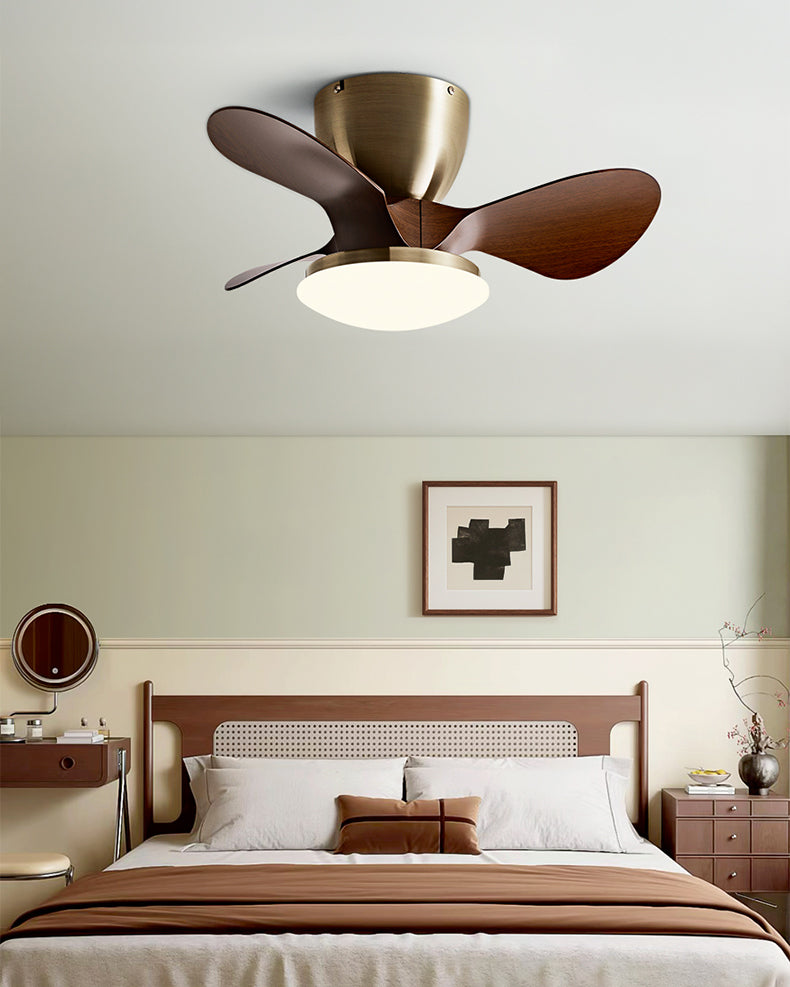 WOMO 24 pouces petite lampe de ventilateur de plafond à profil bas - WM5159