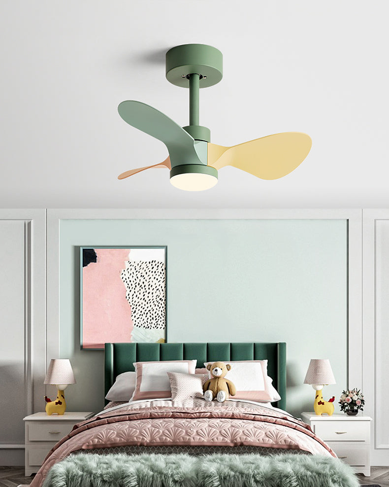 WOMO 24 pouces petite lampe de ventilateur de plafond- WM5172