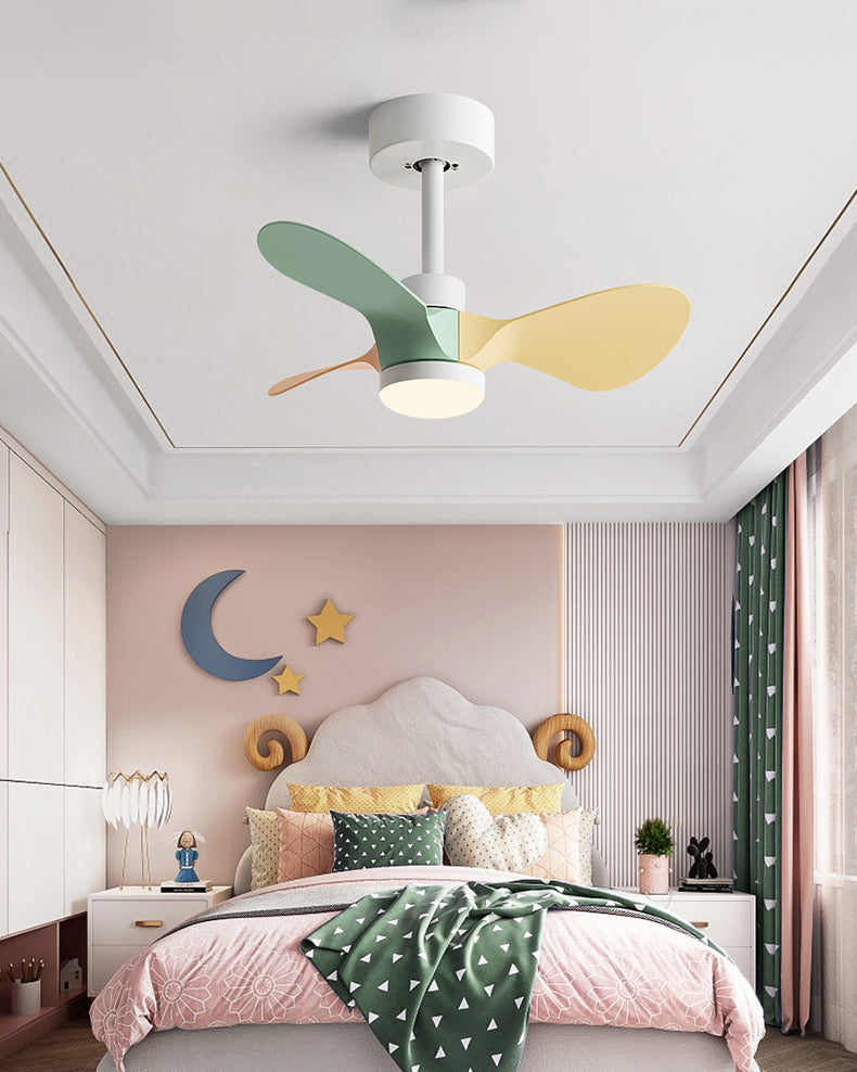 WOMO 24 pouces petite lampe de ventilateur de plafond- WM5172