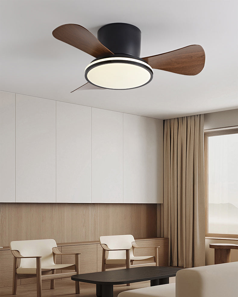 WOMO 28 pouces petite lampe de ventilateur de plafond Hugger - WM5186