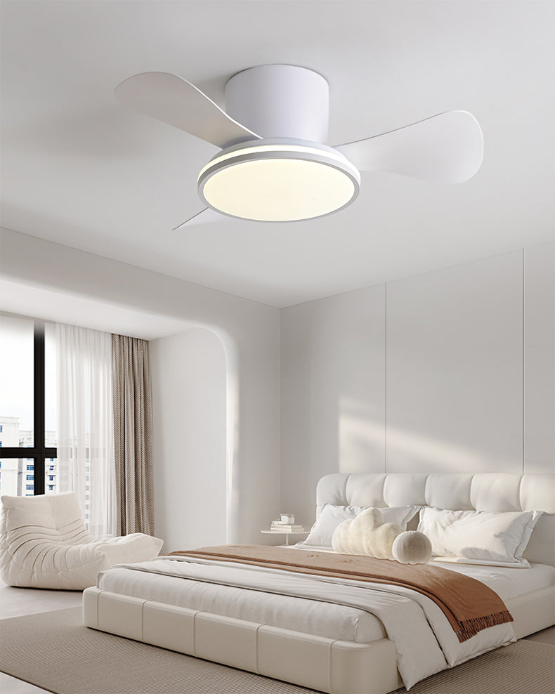 WOMO 28 pouces petite lampe de ventilateur de plafond Hugger - WM5186