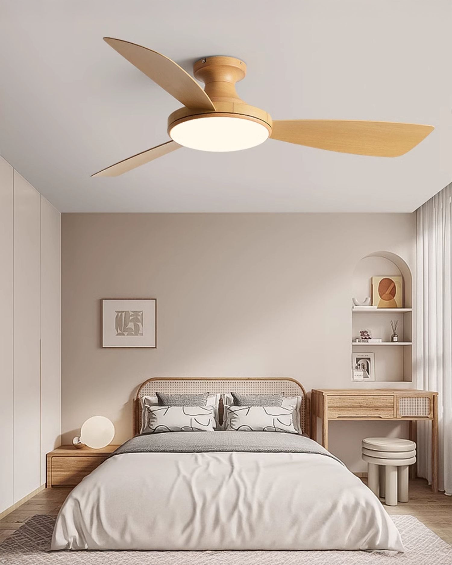 WOMO Ventilateur de plafond bas 5 Pales-WM5190