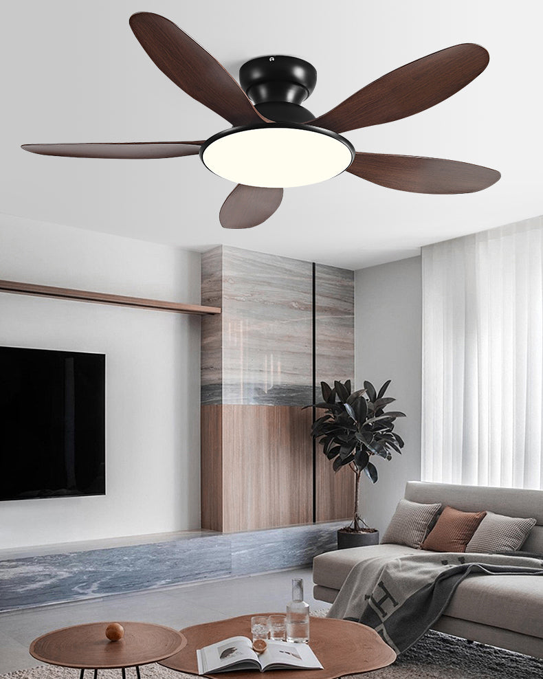Lampe de ventilateur de plafond à profil bas WOMO 5 lames - WM5194