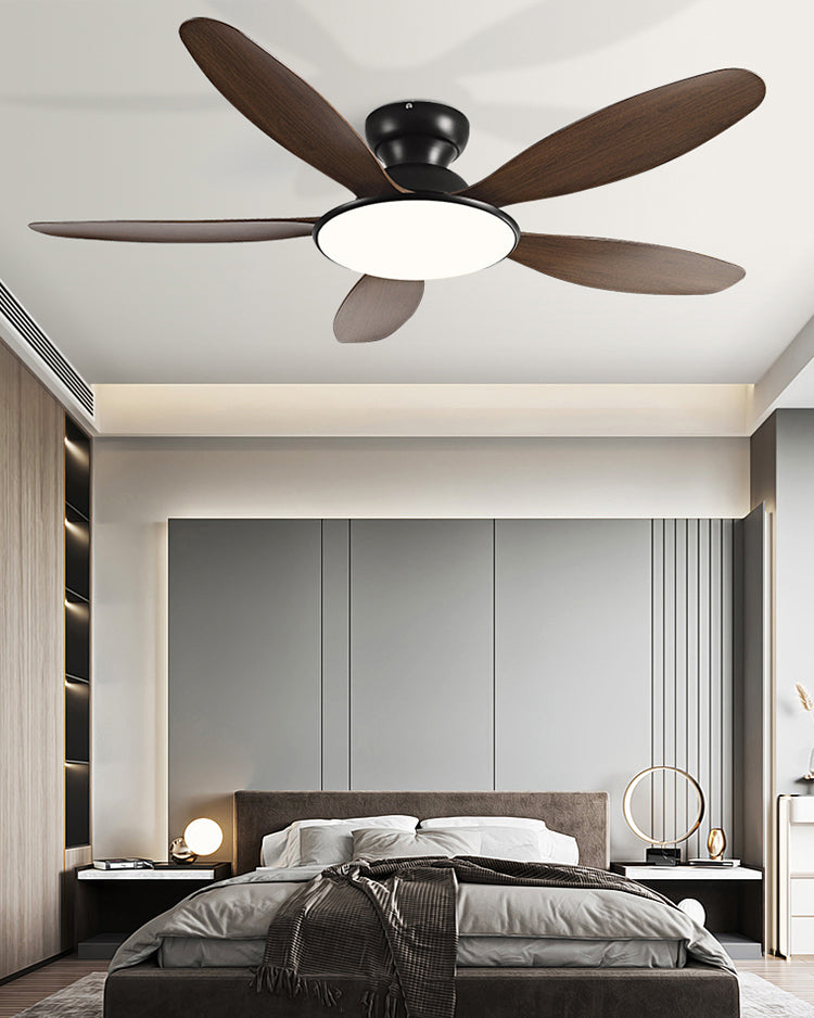 Lampe de ventilateur de plafond à profil bas WOMO 5 lames - WM5194