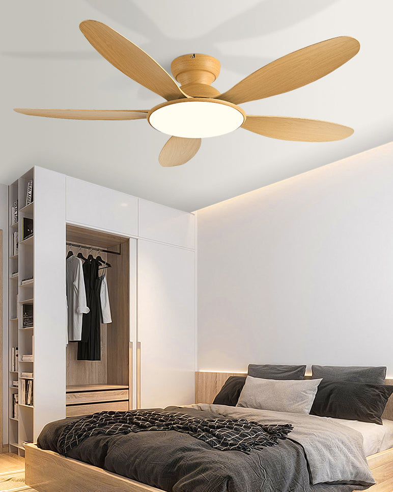 Lampe de ventilateur de plafond à profil bas WOMO 5 lames - WM5194