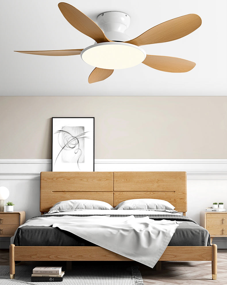 Lampe de ventilateur de plafond à profil bas WOMO 5 lames - WM5194