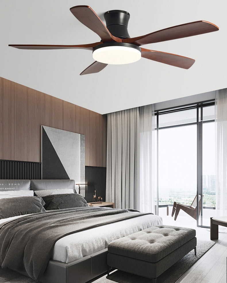 Lampe de ventilateur de plafond moderne à profil bas WOMO - WM5198