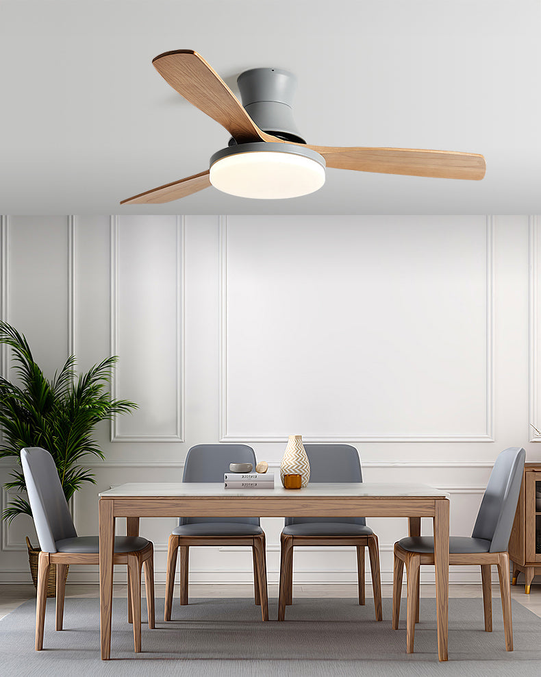 Lampe de ventilateur de plafond moderne à profil bas WOMO - WM5198