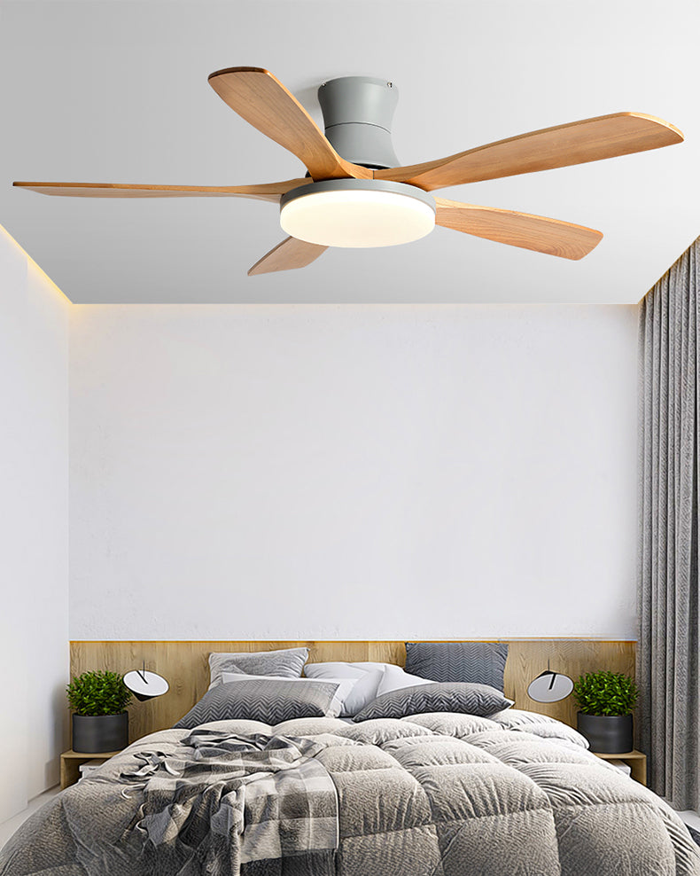 Lampe de ventilateur de plafond moderne à profil bas WOMO - WM5198