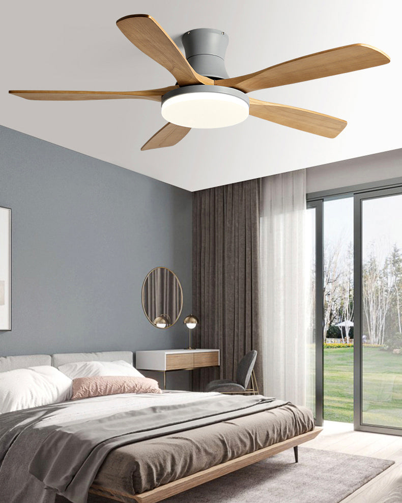 Lampe de ventilateur de plafond moderne à profil bas WOMO - WM5198