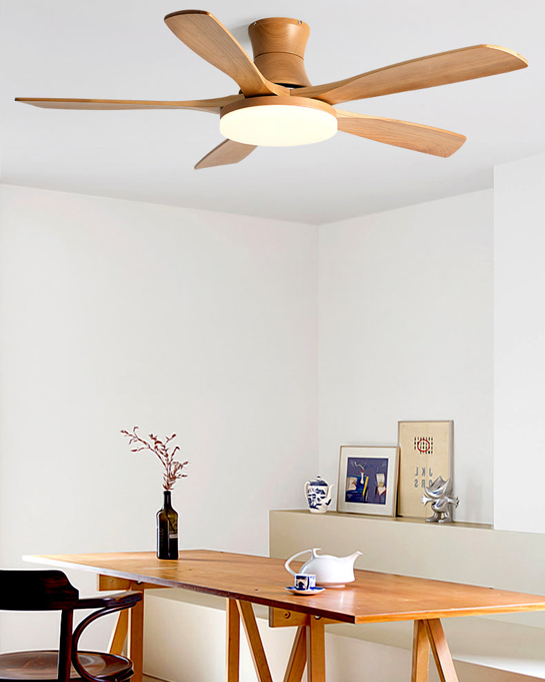 Lampe de ventilateur de plafond moderne à profil bas WOMO - WM5198