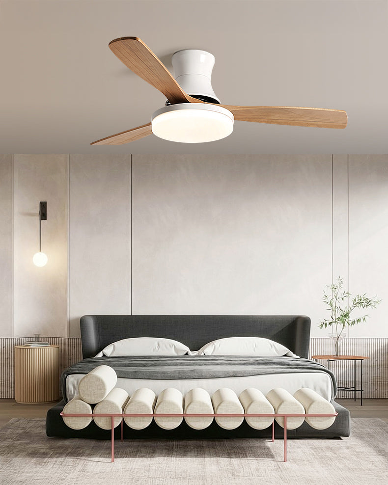 Lampe de ventilateur de plafond moderne à profil bas WOMO - WM5198
