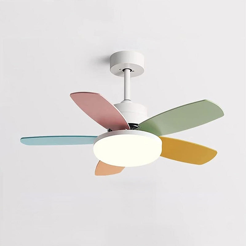 WOMO 5 Pale Scandi Lampe de ventilateur de plafond-WM5089