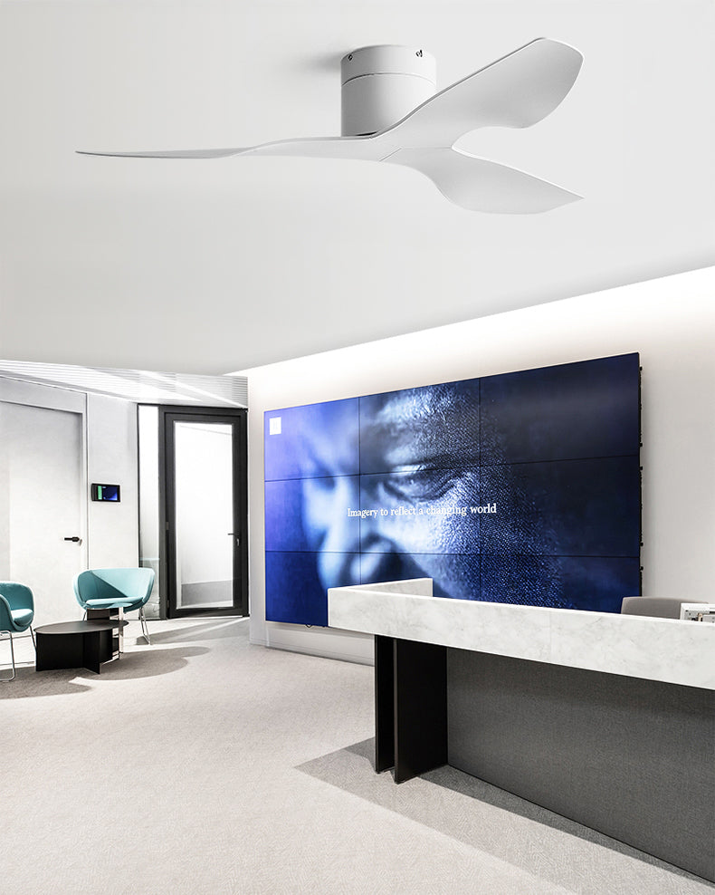 Ventilateur de plafond WOMO à 3 pales à profil bas - WM5202