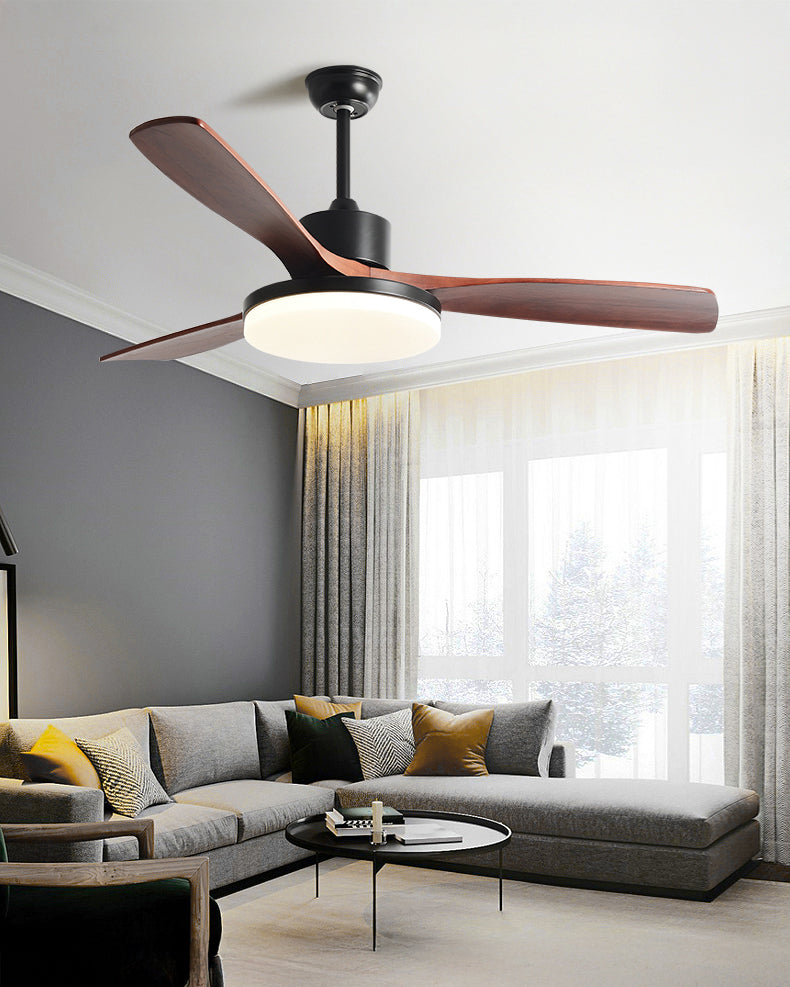 WOMO Lampe à ventilateur de plafond moderne à 3 pales - WM5210