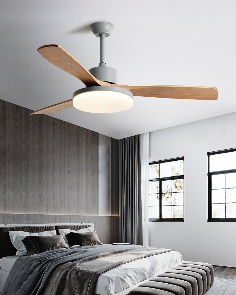WOMO Lampe à ventilateur de plafond moderne à 3 pales - WM5210