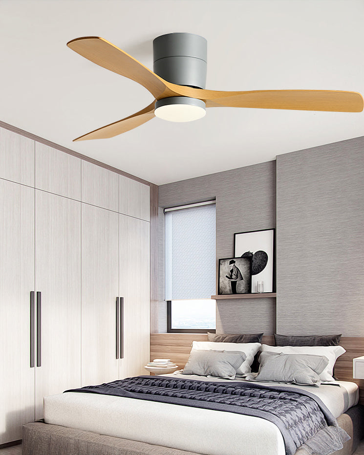 WOMO Lampe à ventilateur de plafond moderne à profil bas-WM5215