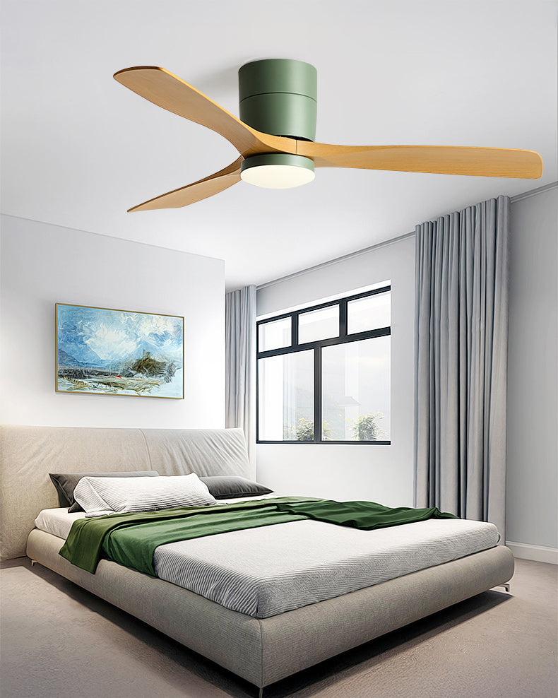 WOMO Lampe à ventilateur de plafond moderne à profil bas-WM5215