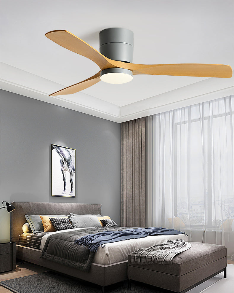 WOMO Lampe à ventilateur de plafond moderne à profil bas-WM5215