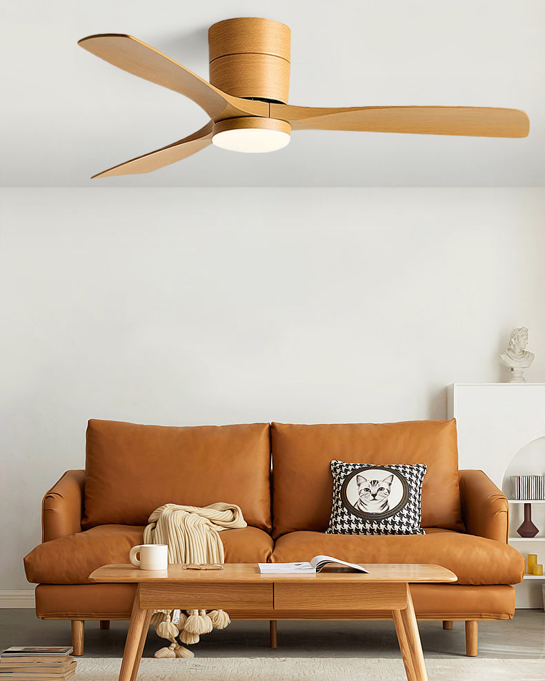 WOMO Lampe à ventilateur de plafond moderne à profil bas-WM5215