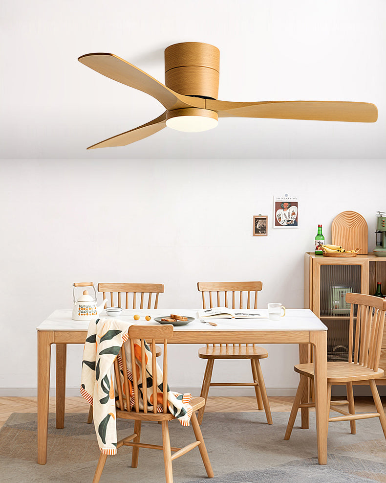WOMO Lampe à ventilateur de plafond moderne à profil bas-WM5215