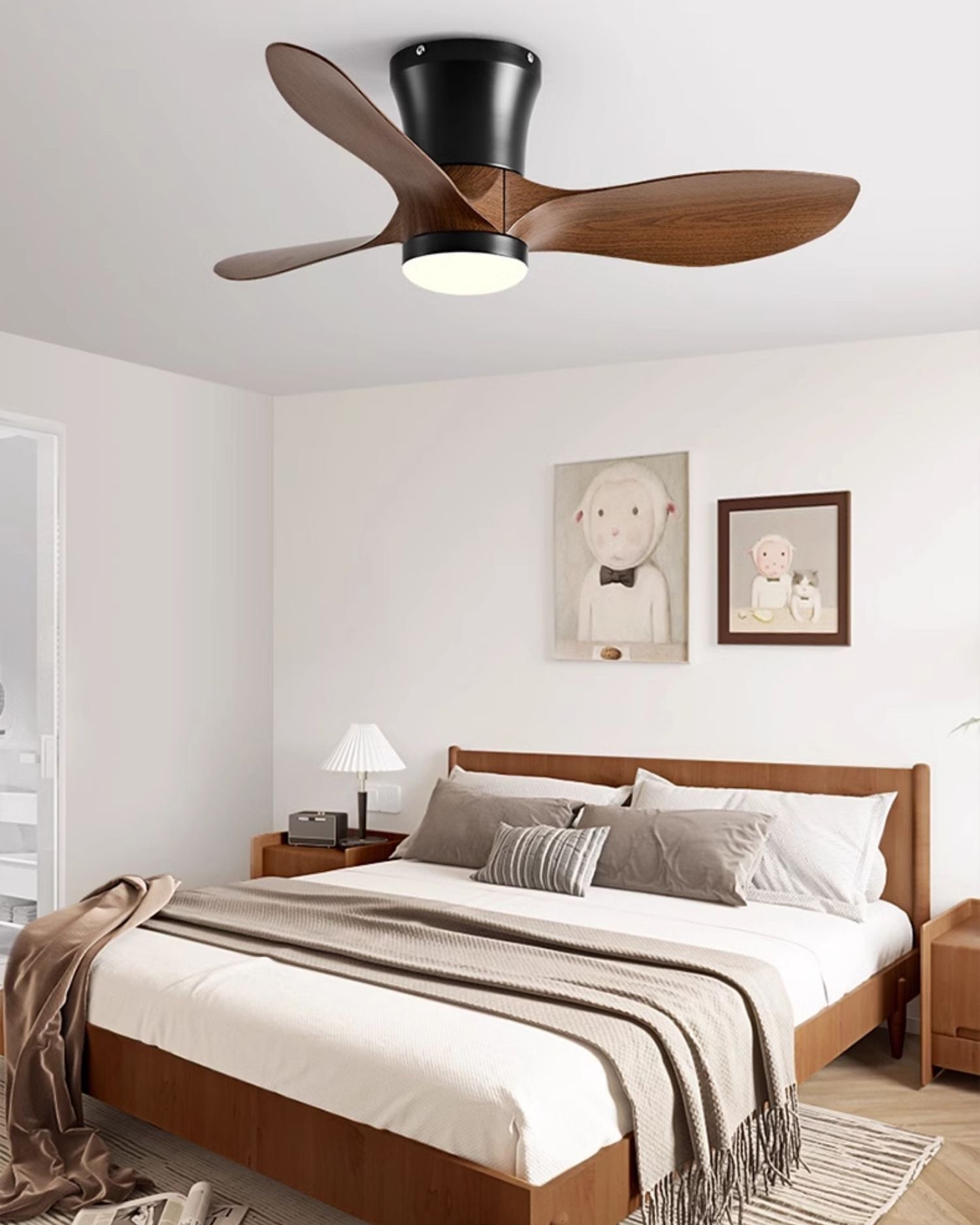 Lampe de plafond WOMO à 3 pales-WM5218