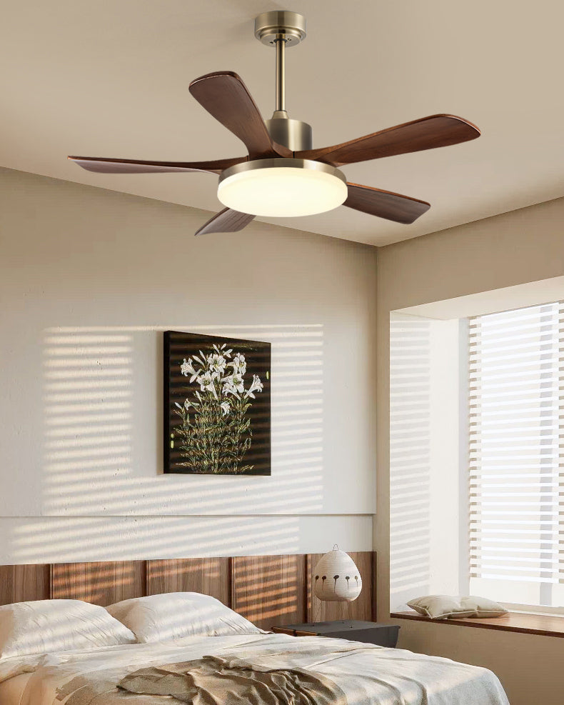 Lampe de ventilateur de plafond moderne WOMO Mid Century - WM5228a