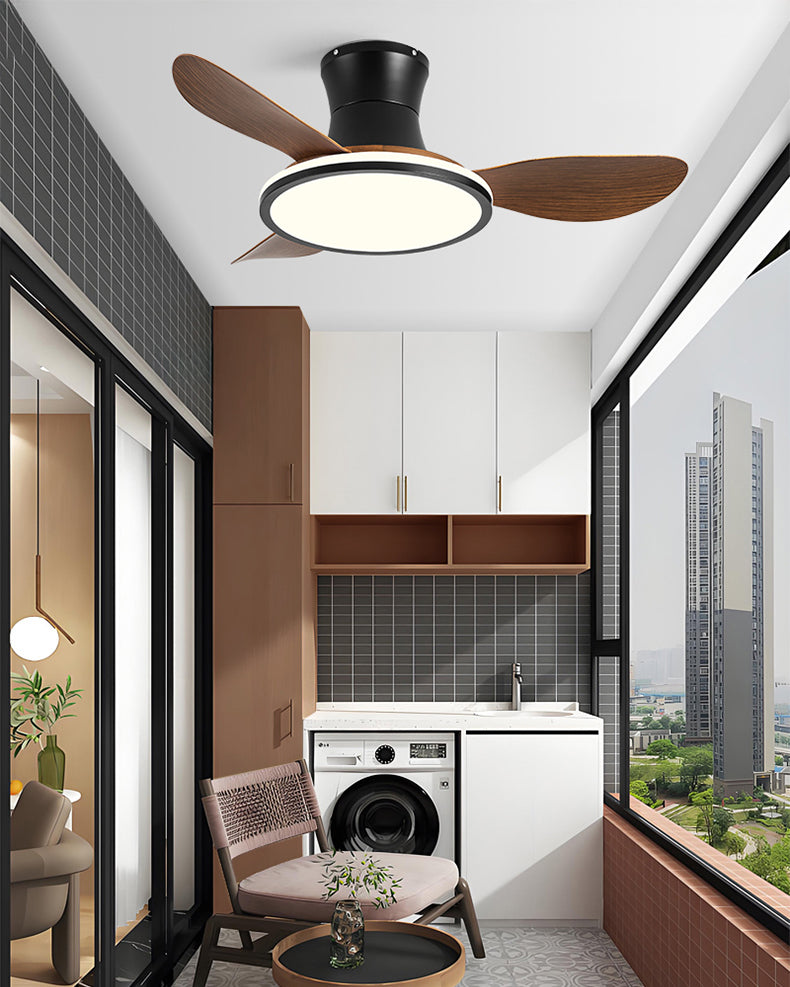 Lampe de ventilateur de plafond moderne à profil bas WOMO- WM5239
