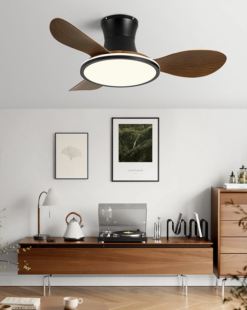 Lampe de ventilateur de plafond moderne à profil bas WOMO- WM5239