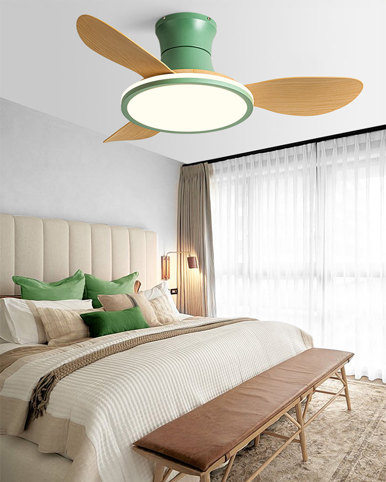 Lampe de ventilateur de plafond moderne à profil bas WOMO- WM5239