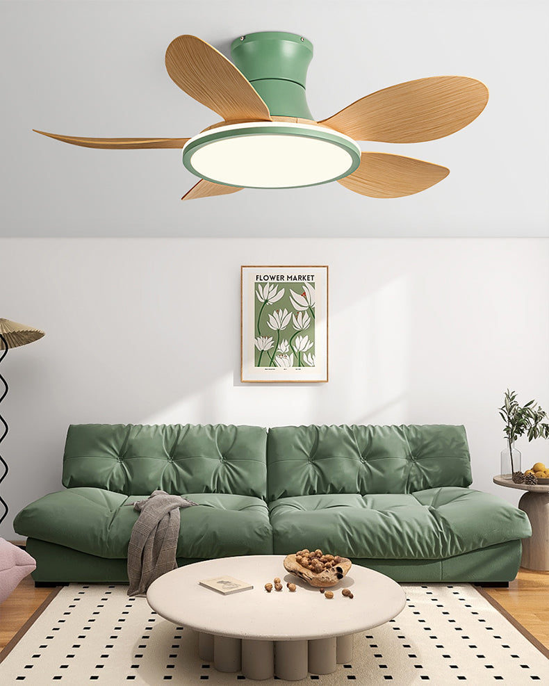 Lampe de ventilateur de plafond moderne à profil bas WOMO- WM5239