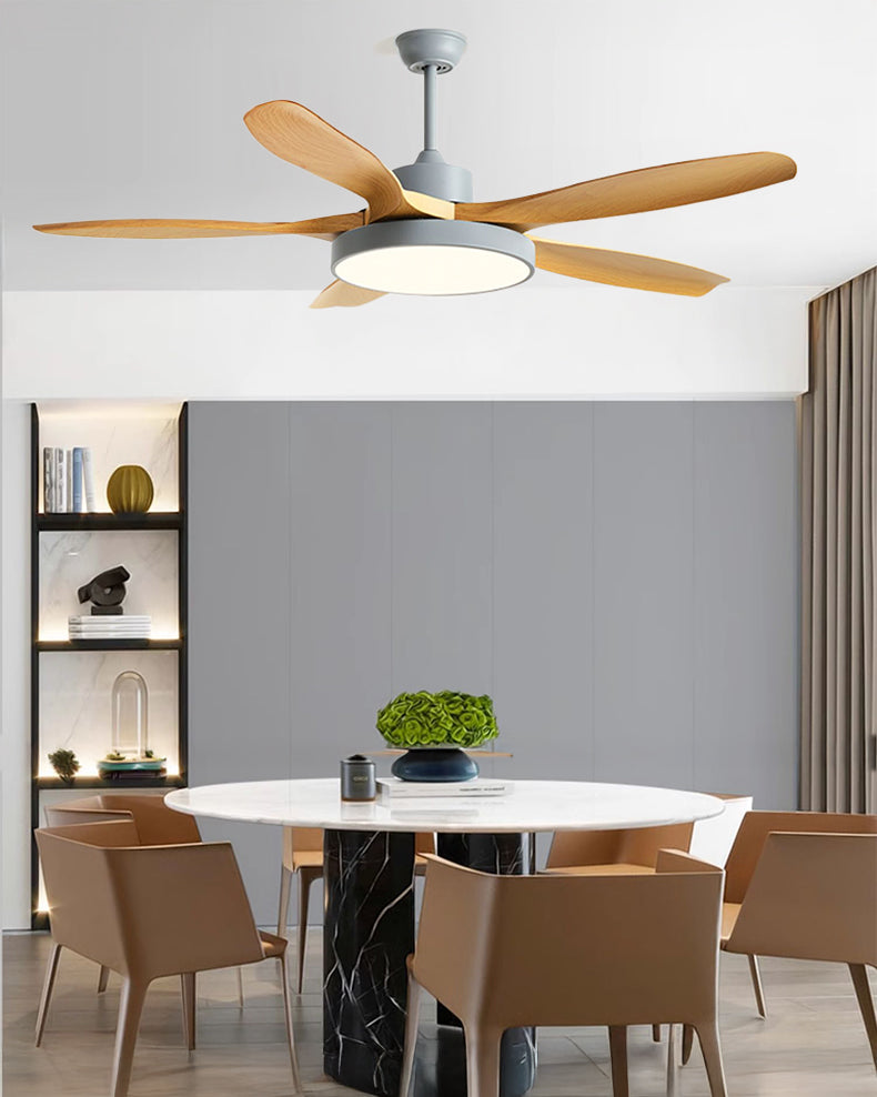 Lampe de ventilateur de plafond WOMO à 5 pales - WM5245b