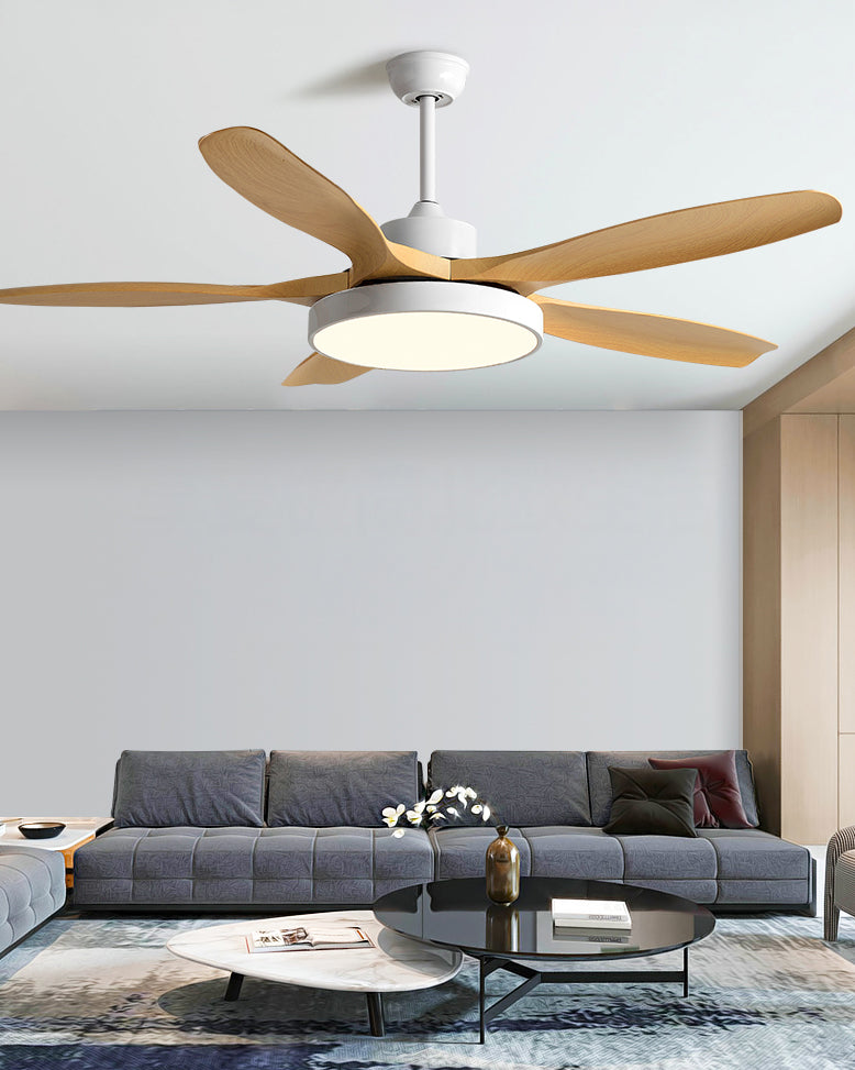 Lampe de ventilateur de plafond WOMO à 5 pales - WM5245b