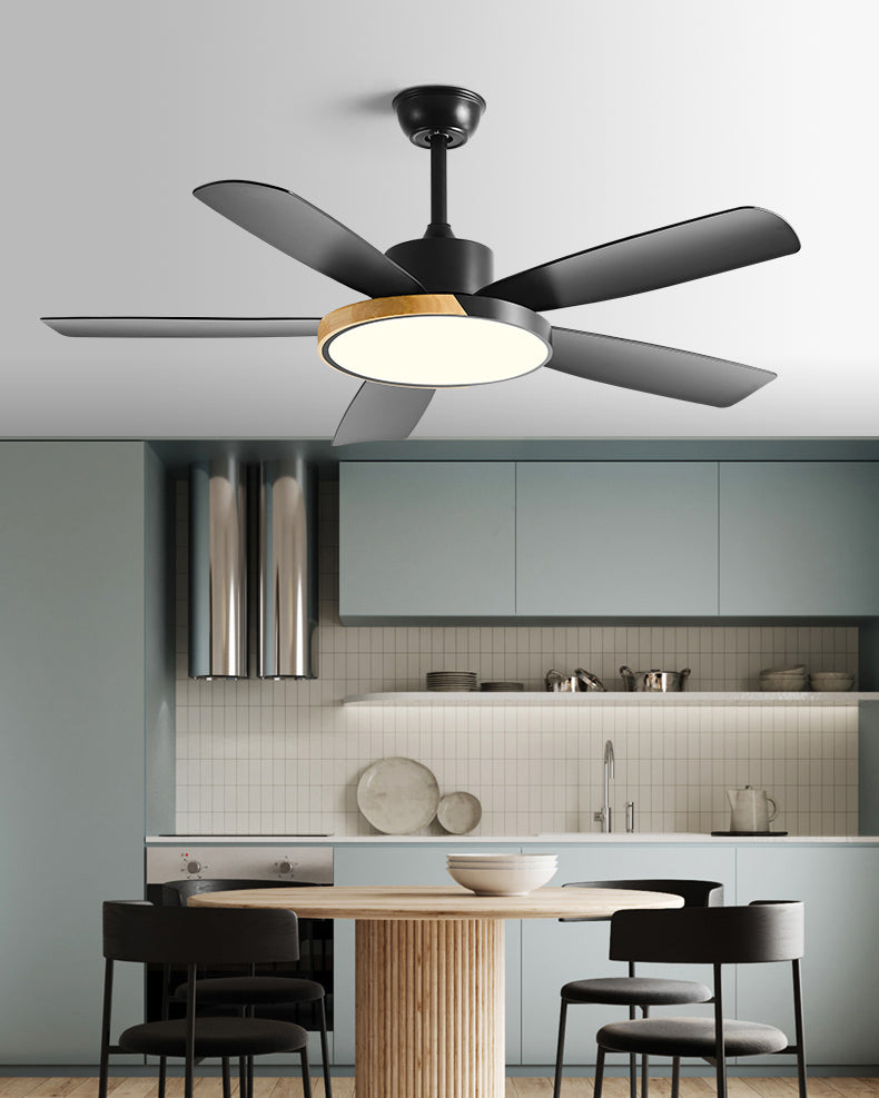 Lampe de ventilateur de plafond moderne à 5 pales WOMO - WM5250