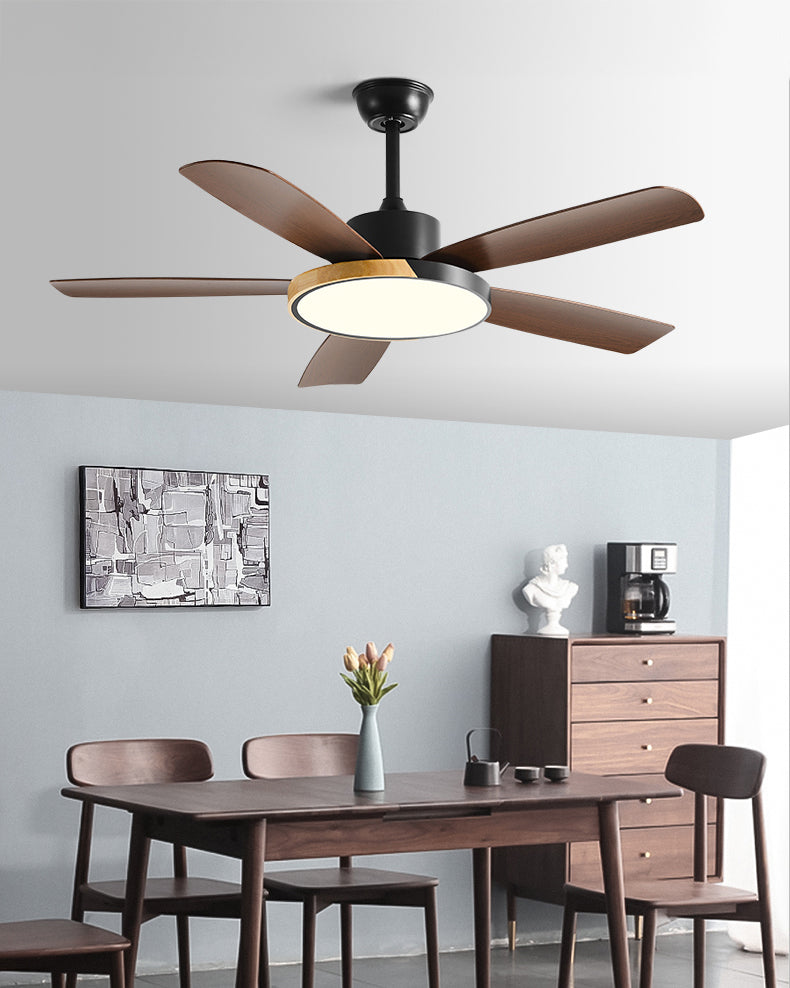 Lampe de ventilateur de plafond moderne à 5 pales WOMO - WM5250