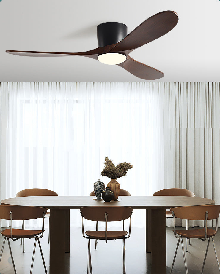 Lampe de ventilateur de plafond à profil bas WOMO 3 lames - WM5253
