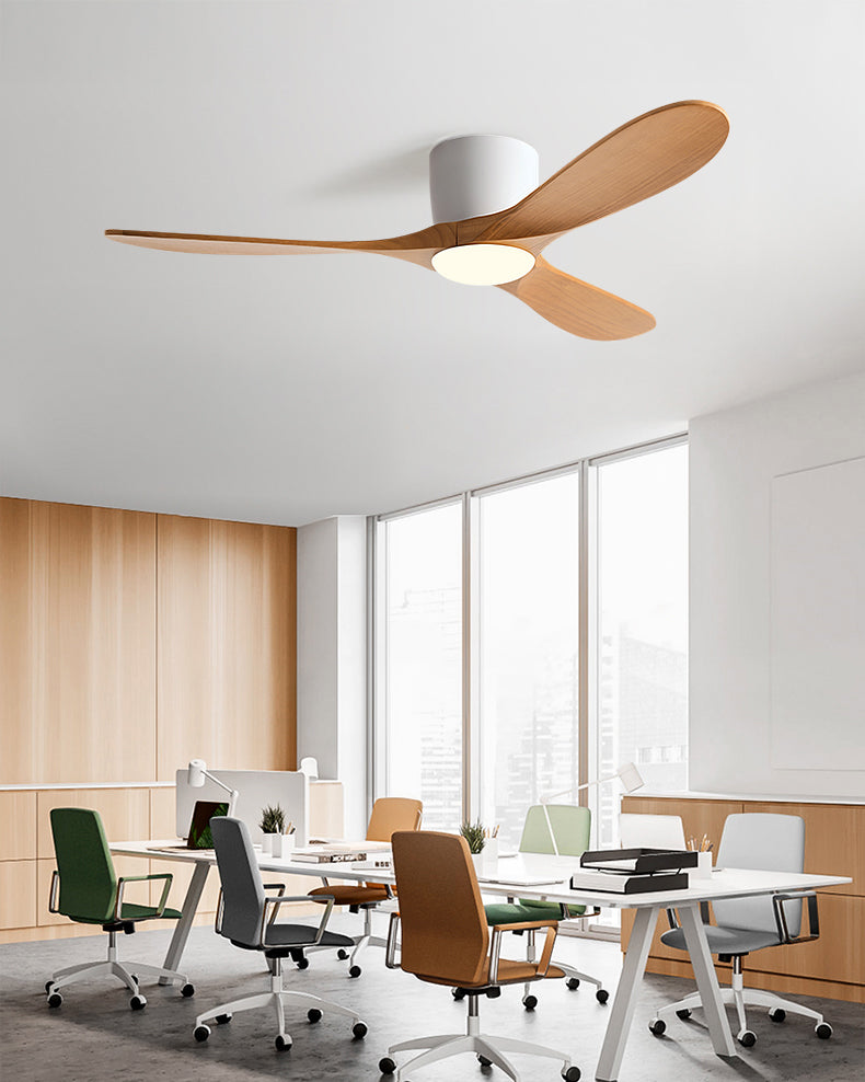 Lampe de ventilateur de plafond à profil bas WOMO 3 lames - WM5253