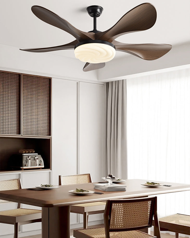 Ventilateur de plafond moderne WOMO avec lumière vive - WM5256