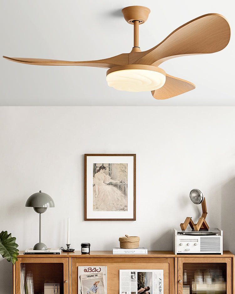 Ventilateur de plafond moderne WOMO avec lumière vive - WM5256
