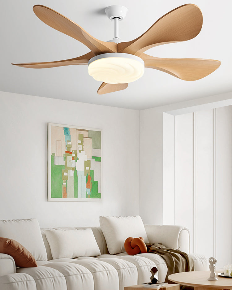 Ventilateur de plafond moderne WOMO avec lumière vive - WM5256