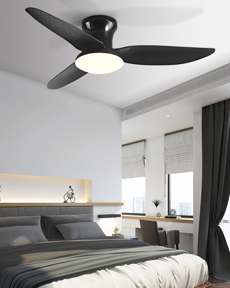 Lampe de ventilateur de plafond à profil bas WOMO 3 lames- WM5261
