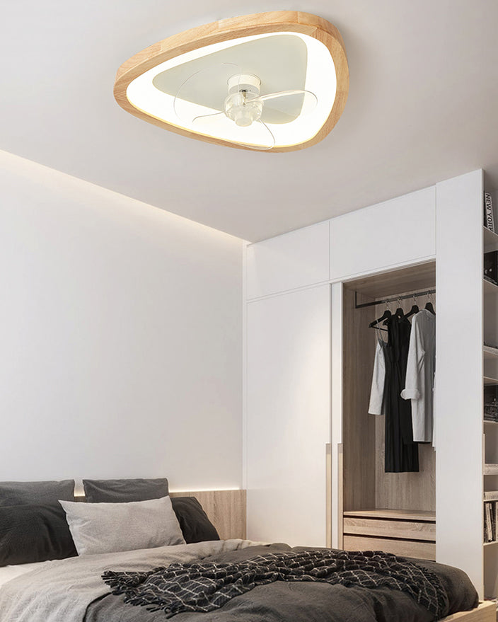 Ventilateur de plafond à profil bas WOMO avec lumière vive- WM5266