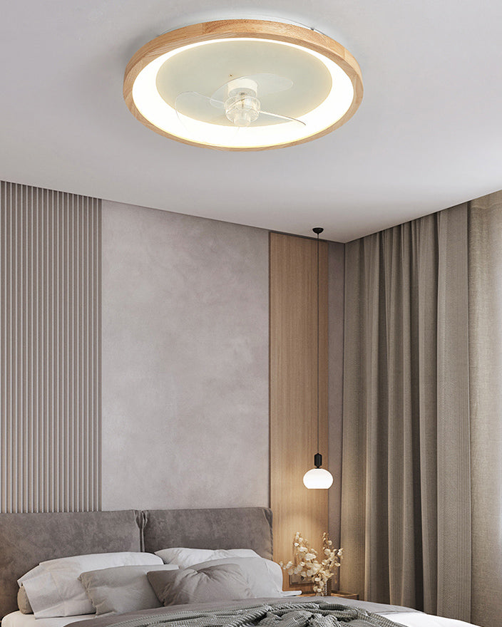 Ventilateur de plafond à profil bas WOMO avec lumière vive- WM5266